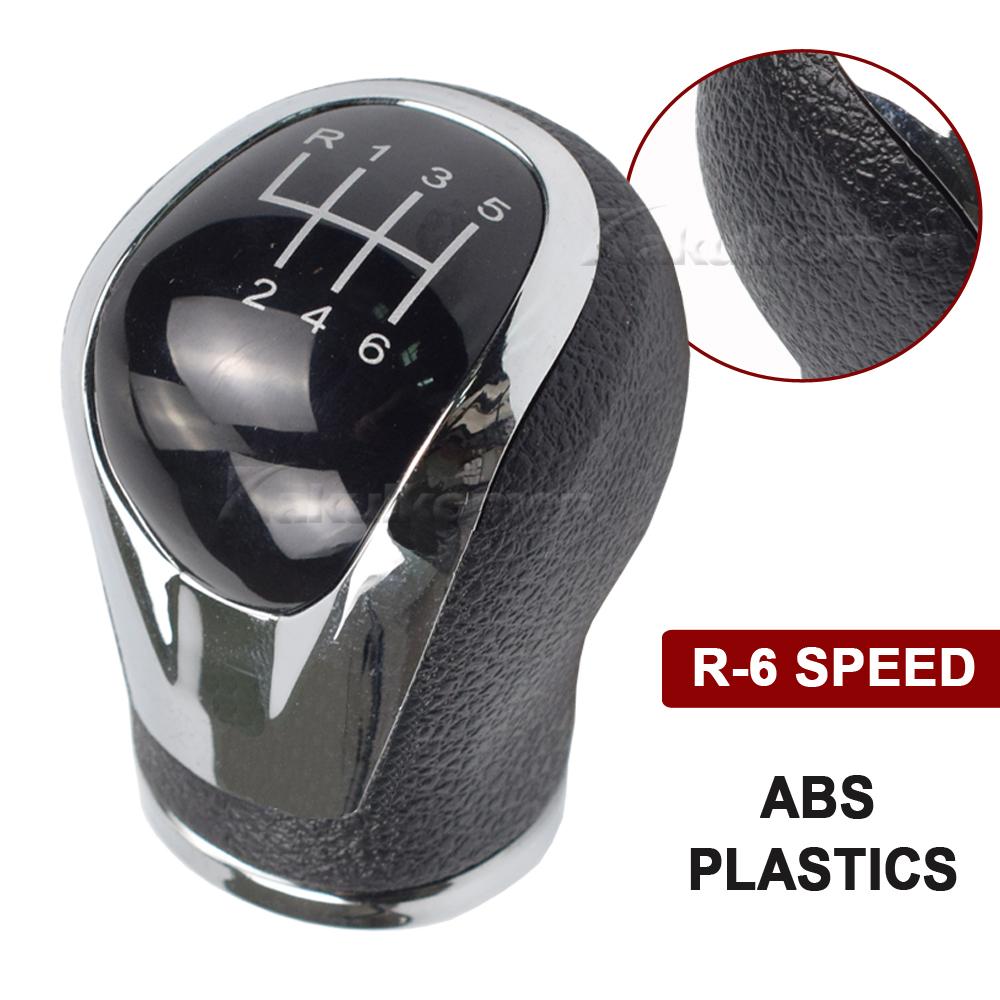 6 Speed Gear Shift Lever Knob Shifter Head Manual Replacement for Nissan Qashqai J11 X‑Trail T32 2016 2017