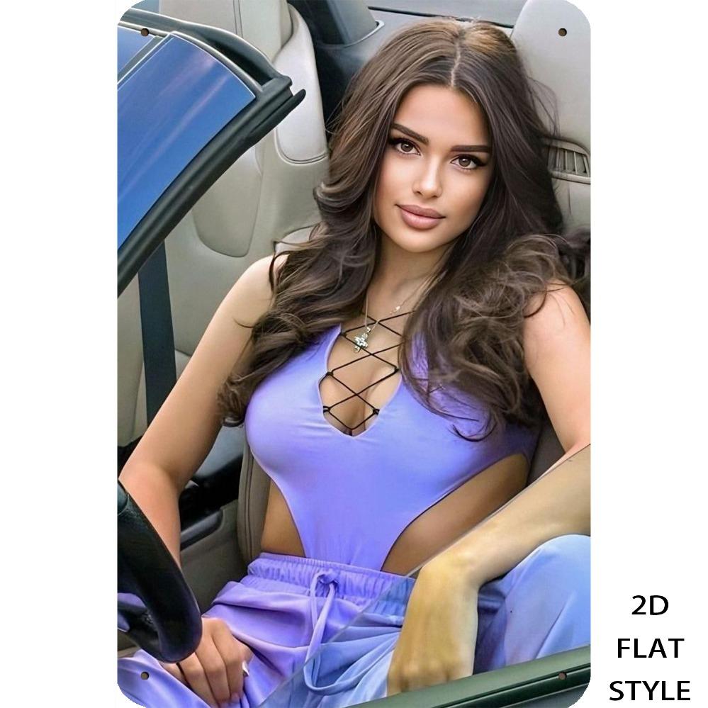 Металлическая Настенная Табличка Аниме Винтаж Манга Декор для Мужской Комнаты Гаража Офиса Рустик 20x30cm