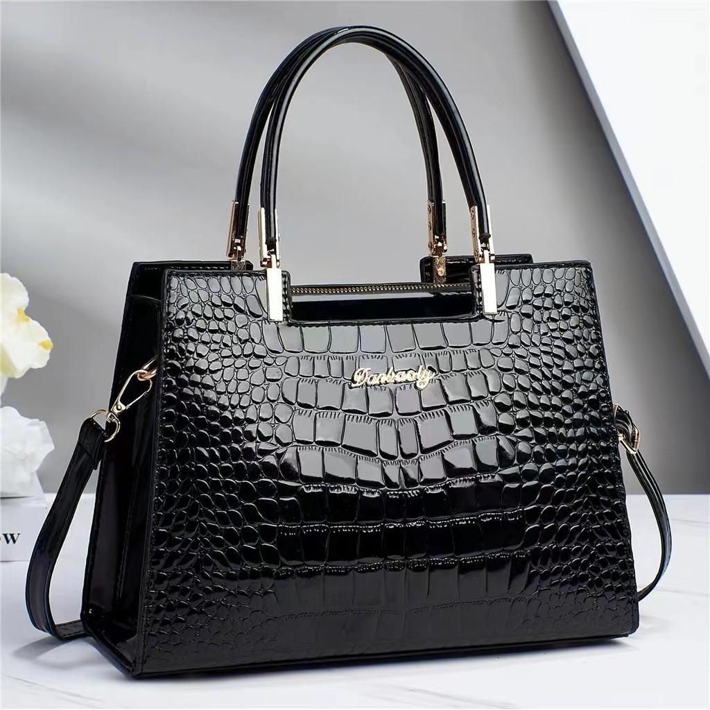 Elegant Crocodile Pattern Pu Bucket Bag For Women With Stylish Designs And Multiple Colors