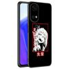Coque de téléphone noire Anime Himiko Toga pour Huawei Honor 70 90 Lite X40 GT X50 i X5 + X6A X6S X7A X8A X8B X6 X7 X8 X9 4G X9A X9B 5G