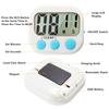 Digital kitchen timer large digital loud alarm magnetic bracket with large LCD display screen (excluding battery)