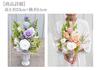 [Pretty Mermaid] Preserved Flowers, Buddhist Altar Offering, Sympathy Flower Arrangement, Yuzu and Chrysanthemum Design in Pink, 1 Item