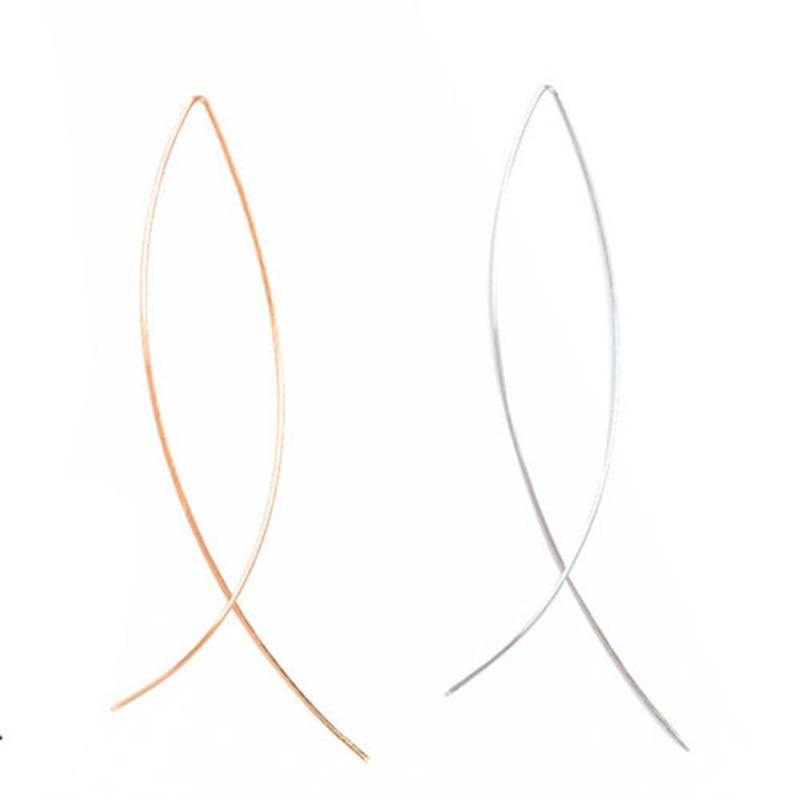 Bluelans Earrings Long Earrings Elegant Shape Fish Handmade Drop Dangle Women's Jewelry