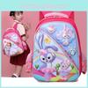 Cute 3d Cartoon Nylon Backpack For Boys And Girls With Ergonomic Design For School