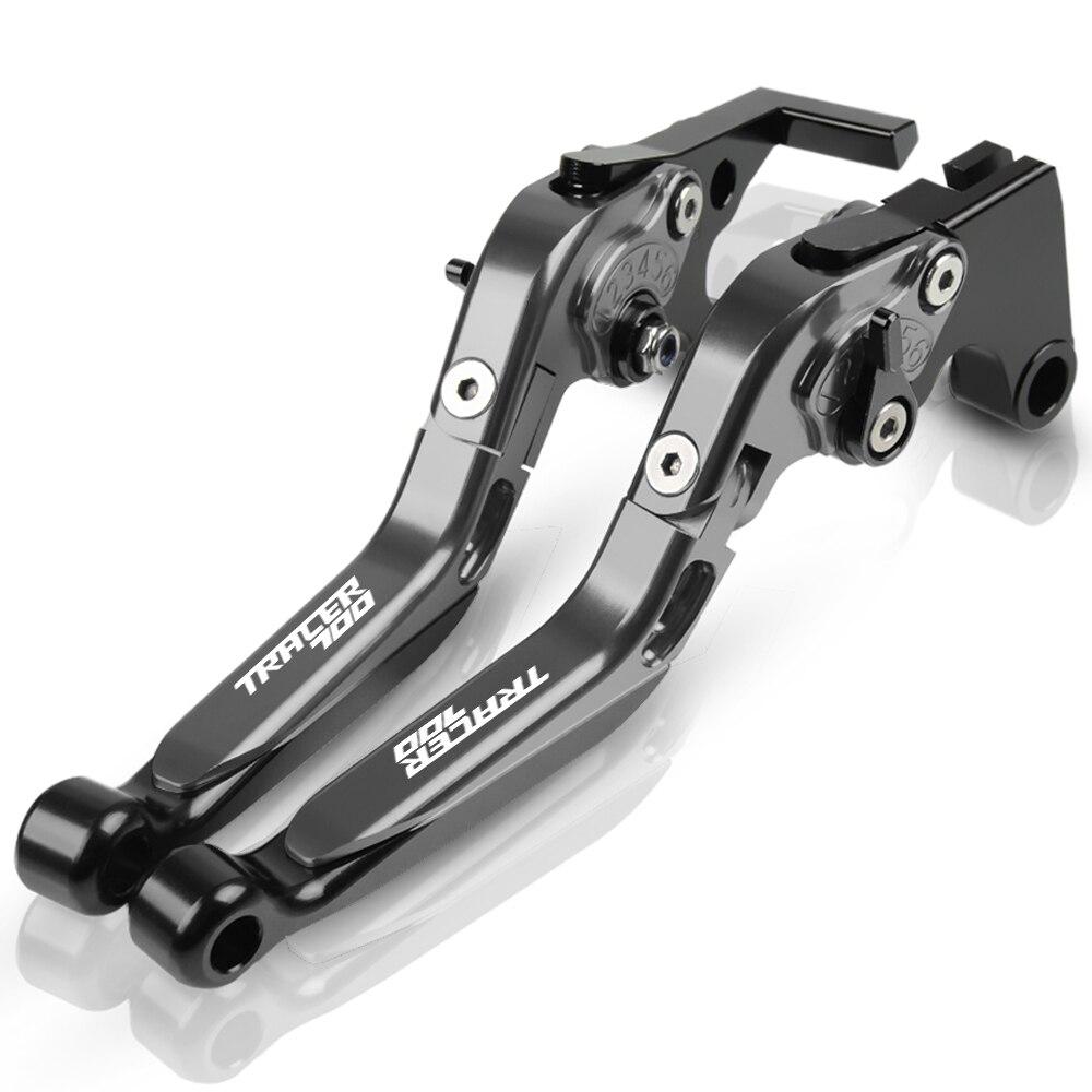 Motocyklová spojková brzdová páka CNC výsuvné nastavitelné skládací páky PRO YAMAHA TRACER700 TRACER 700 2016 2017