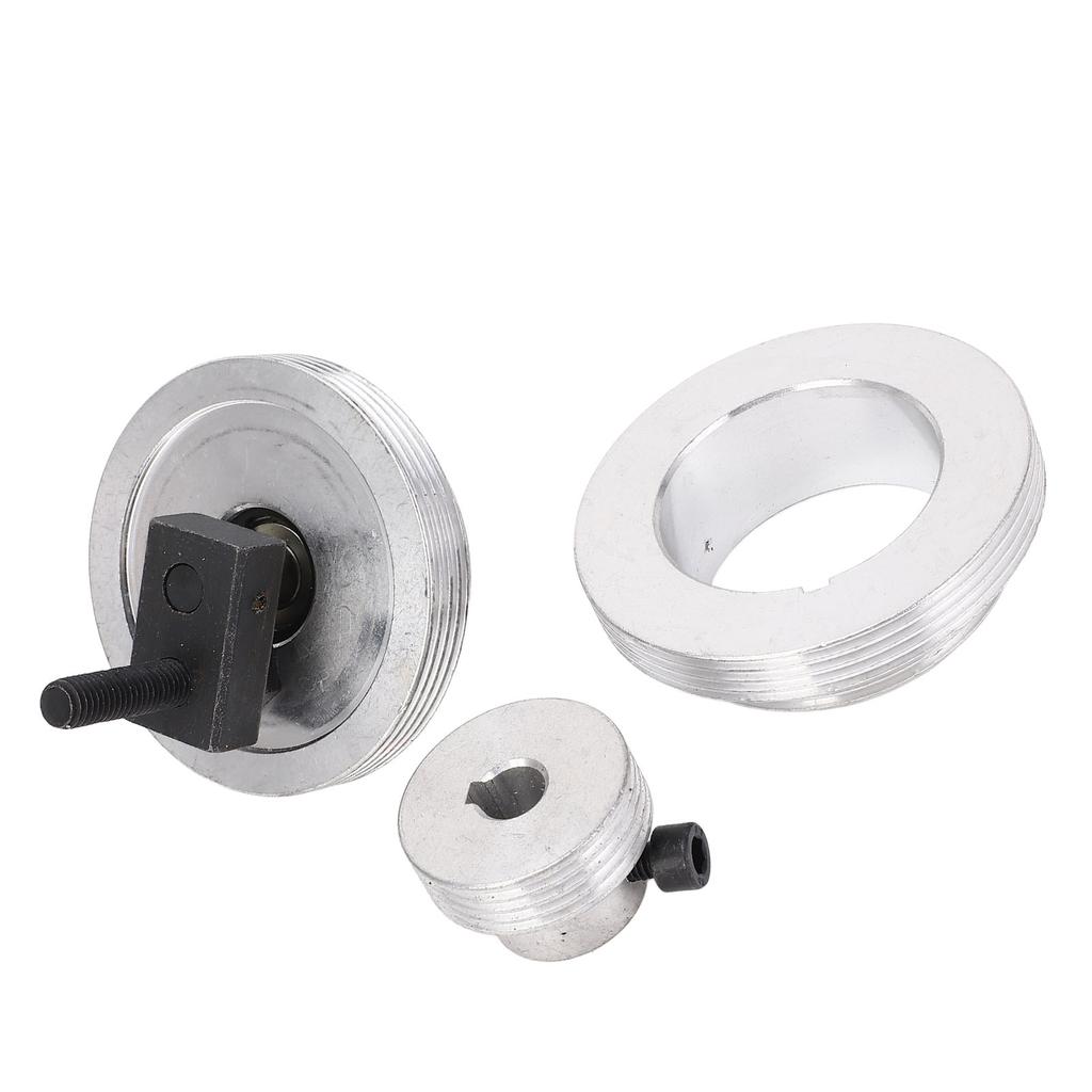 Belt Bearing Pulley Aluminium Alloy Mini Lathe Transition and Motor Belt Pulley for MX210 WM210