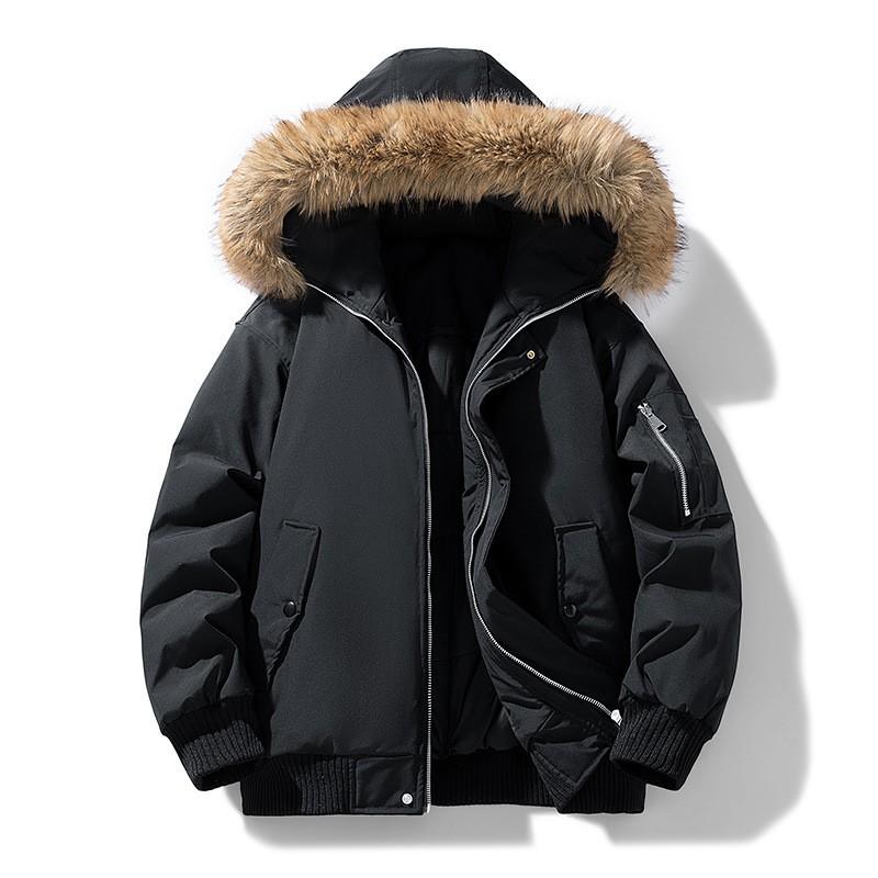 Unisex Thick Cotton Puffer Jacket With