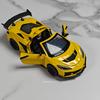 1:32 Scale C8 C2 Diecast Model Toys Alloy Car Hood Can Opened Rear Wheel Return Force Miniature Vehice Christmas Gift Decoration