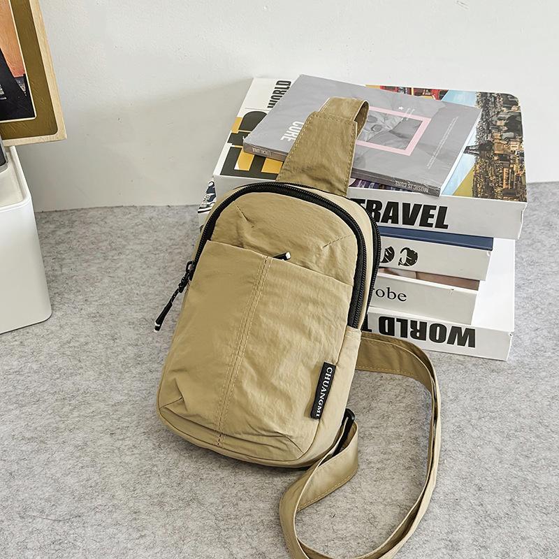 Brusttasche Damen kleine Umhängetasche Herren Rucksack Crossbody-Tasche Sport trendige Marke Wandern Radfahren Bauchtasche