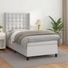 3132466 vidaXL Divan Bed with Mattress White 80x200 Cm Faux Leather