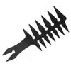 Men's Wide Tooth Hair Combs Double Sided Oil Hair Comb Retro Plastic Hair Styling CombsBlack