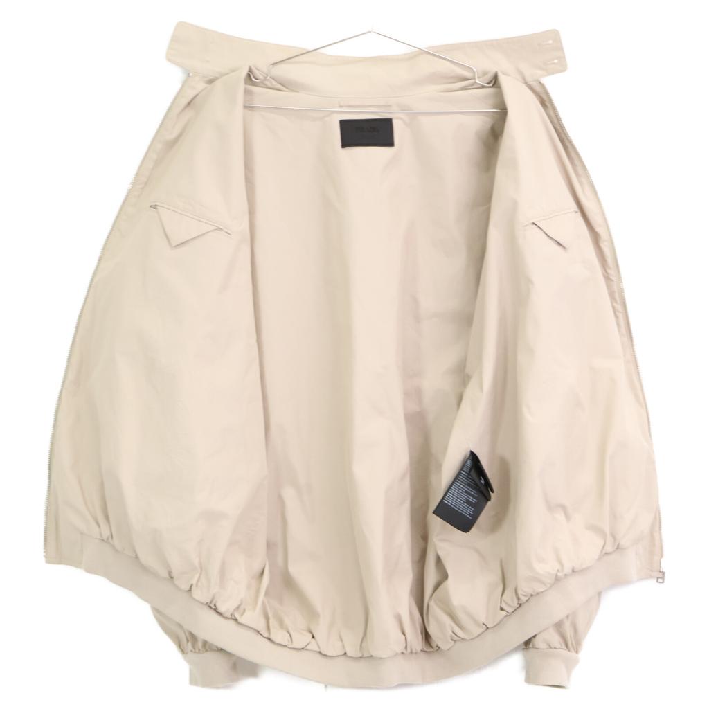 Prada Authentic Japanese SGC245 23Stainless Steel Cotton Blend Bomber Jacket Jacket S beigeUsed