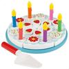 Toy - WOOMAX - Wooden Sticker Cake - 26 Pieces - Multicolored - 100% Recyclable Wood