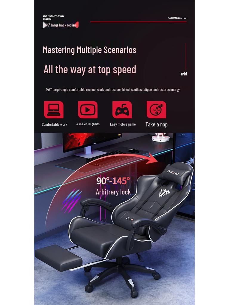 Ergonomic Gaming and Office Chair: Ideal for Competitive Racing and Esports