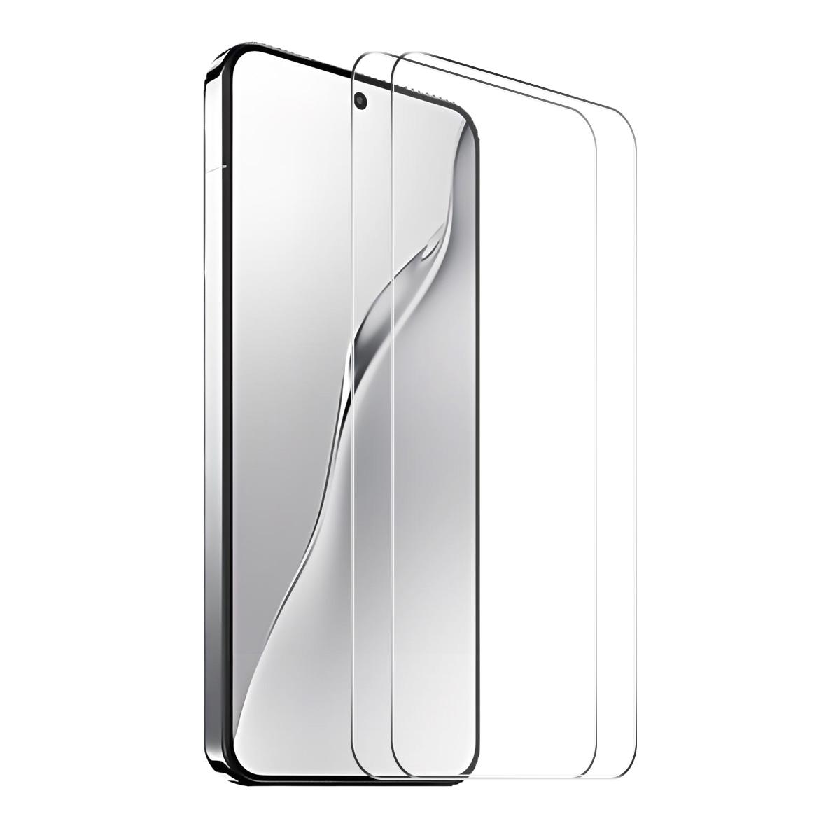 

For Xiaomi 15 Screen Protector ENKAY HAT PRINCE 2Pcs Fingerprint Unlock 0.18mm High Aluminum-silicon Glass Transparent