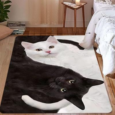 1PC Kattenpatroon Keukenkleden Antislip Huis Deurmatten Pop design Badkamerkleden Badmat Tapijt voor Huis Wastafel Wasruimte Decor