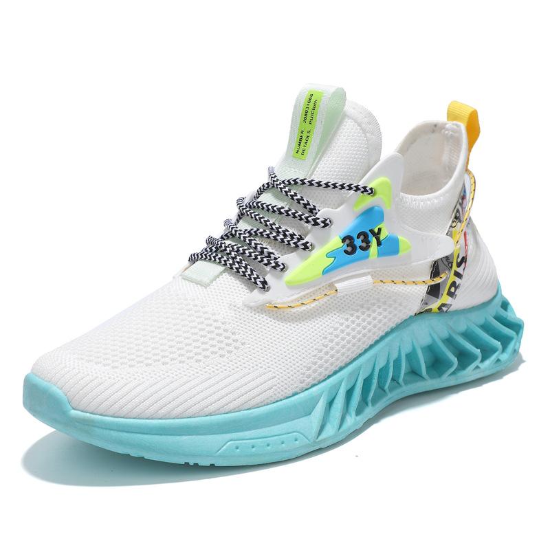 

Новая зимняя мужская спортивная обувь, обувь из летящей сетки, дышащая обувь, повседневный спорт 39