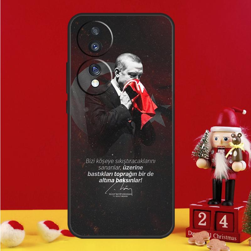 President Turkey Recep Tayyip Case For Honor Magic 8 5 6 7 Pro Honor Win RT 50 70 90 200 400 Lite X8c X9b X9c X9a X9d Cover