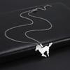 Dreamtimes Horse Necklaces Horse Pendant Necklace Stainless Steel Necklace Horse Chain Fashion Jewelry Women Christmas Gift