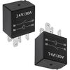 Sun Walker 2 Stück 30A Anlasserrelais, 4-Pin 24V Schwerlast Mehrzweck Standardrelais Ersatz, Universelle Wasserdichte Stabile Automobilrelais für