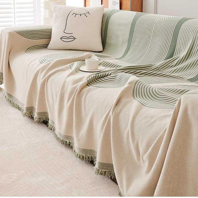 Retro Sofa Towel Anti-cat Scratch Full Cover Sofa Cover Sofa Cushion Cover