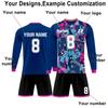 Personalised Shirts Kit Mens Girls With Name Number Custom Football Jerseys For Boys Training Suit