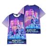 20 Colors KPop Demon Hunters Merch 2025 Tee T-shirt Merch Men Short Sleeve Tee Unisex Tops Clothes Causal Female Y2K Tops