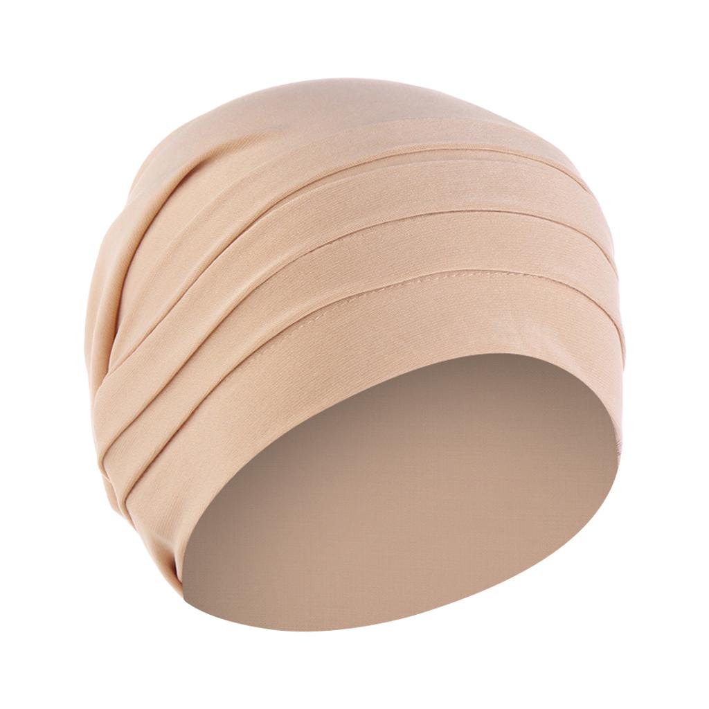 Femei Toamnă Iarnă Încrustate Cald Solid Musulman Cap Pălărie Wrap Esarfă Cap