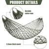 Travel Hammock,Camping Hammock, Outdoor Sport Hammock Army Green Net Mesh Nylon Sleeping Bed