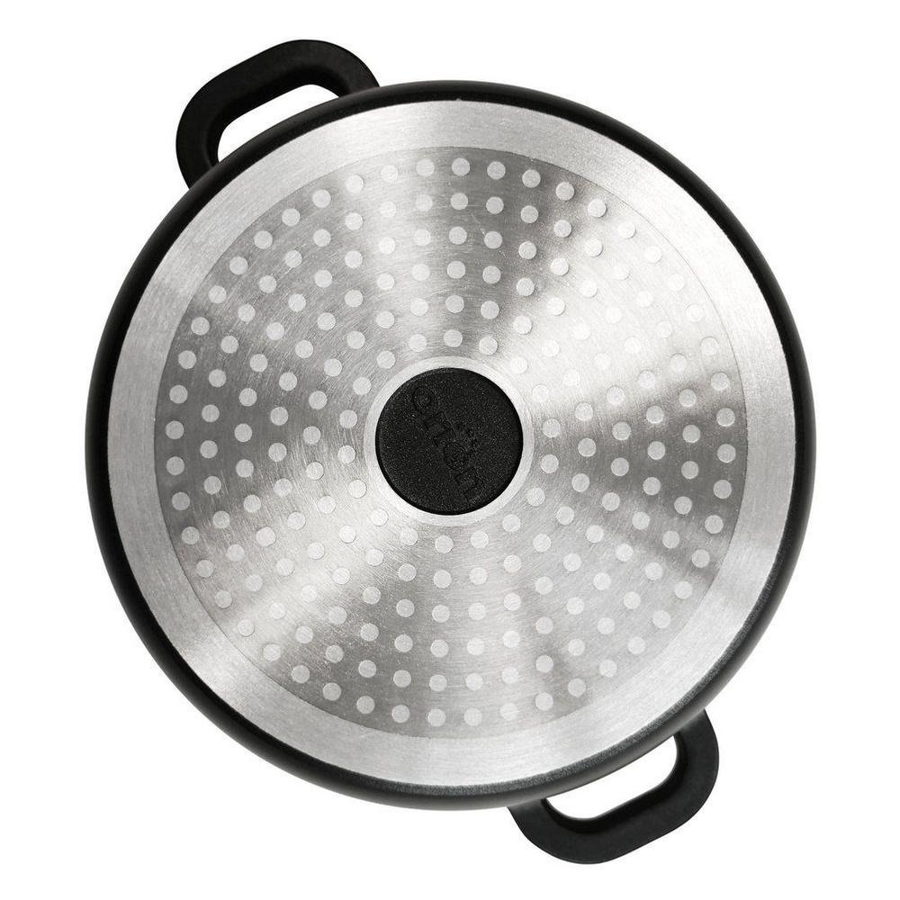 Granite pot with glass lid GRANDE 20 cm, 2.3 l