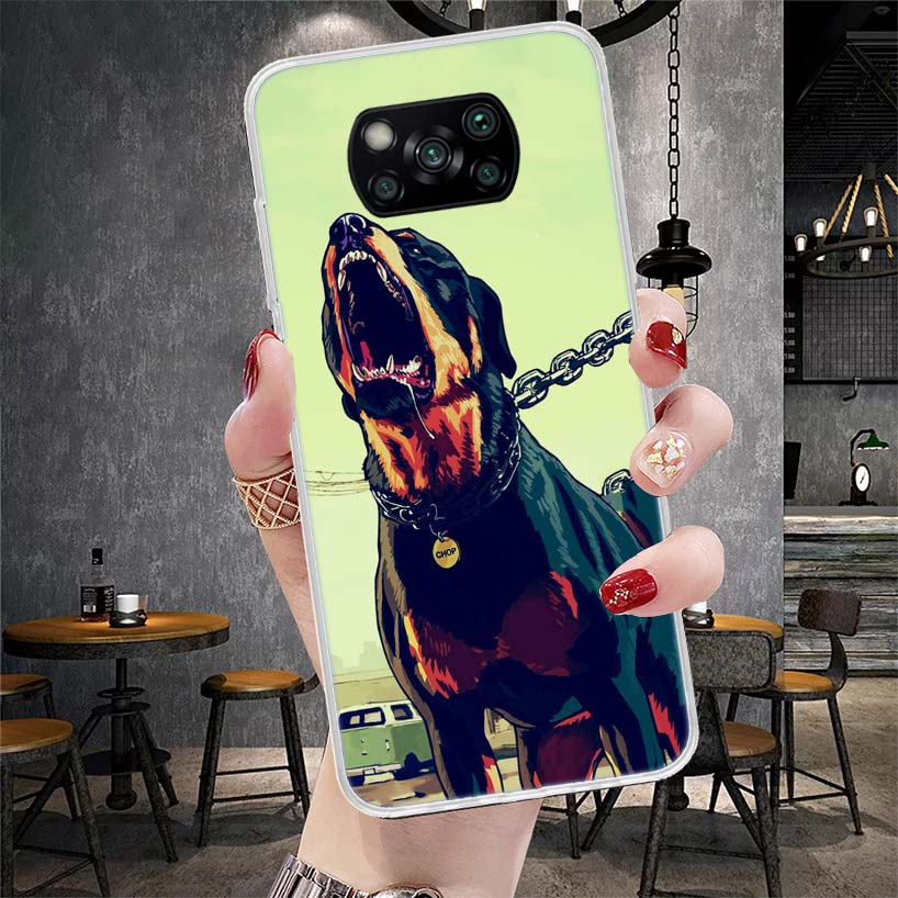 Rottweiler Dog Soft Phone Case For Xiaomi Redmi 15C 15 13C 13 Poco X5 X6 X7 F7 Ultra M7 12C 12 10 10C 9C 9A 9T 9 Fundas Poco X3