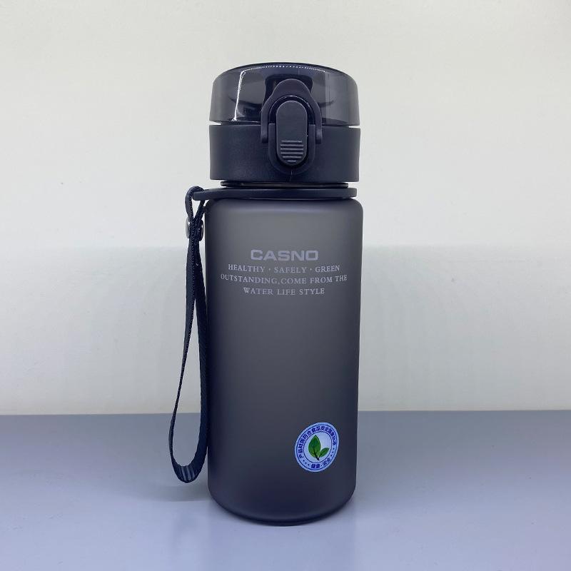 

Casino Frosted Sports Water Bottle: Creative Portable Plastic Cup with Lid for Men and Women Summit Frosted Cup