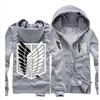 Premium Quality Anime Attack On Titan Men's Fit Hoodie Coat Perfect For Any Occasion