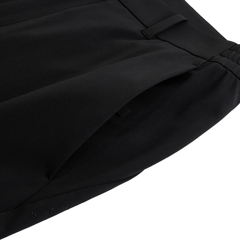 Anta All-Weather Champion Mens Summer Woven Sports Long Pants Casual Pants Men bottoms Basic-Black 152620526-1