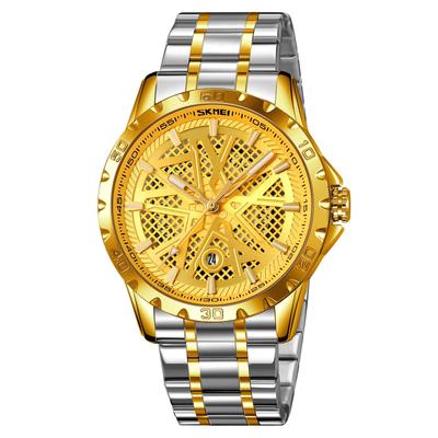 Men's Business Watch, Stylish, Multi-Function, Stainless Steel, Water Resistant To 3 ATM, Date Display, Luminous, Perfect for Job Hunting, Even In