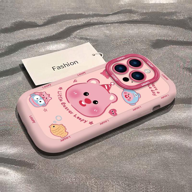 Happy Ruby Suitable for IPhone 16 Apple Phone Case 15 Anti-fall 14plus 13 Puff 12mini Protection Case