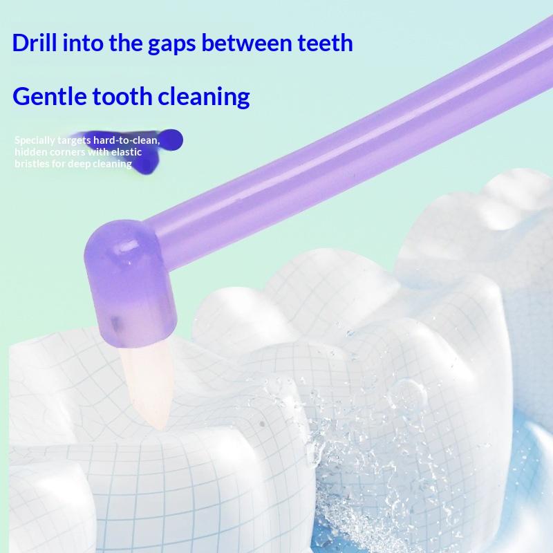 1/2/3Pcs Small Head Single-Beam Soft Teeth Cleaning Toothbrush With Suction Cup Interdental Brush Soft Hair Implant Oral Care