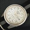 SEIKO 5 AUTOMATIC JAPAN MENS 6119C VINTAGE WHITE COLOR DIAL WATCH a702364-5