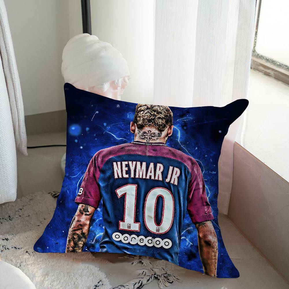 Football N-Neymar Personalized Pillow Cover Kids Bedroom Wild Party Decor Pillowcase Kid Birthday Shower Gift
