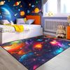 Koberec Galaxy Space do dětského pokoje, koberec s mlhovinou a hvězdami s vesmírem, vzdělávací hrací podložka s vesmírným tématem pro chlapce a dívky