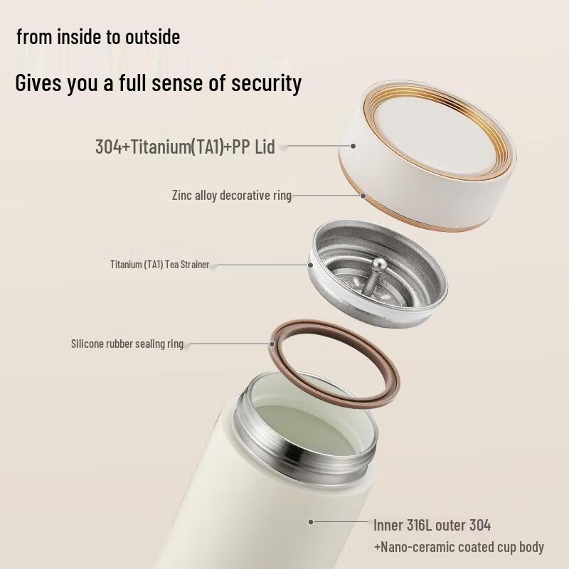 TAFUCO ZHEN Series 0.55L Vacuum Insulated Mug
