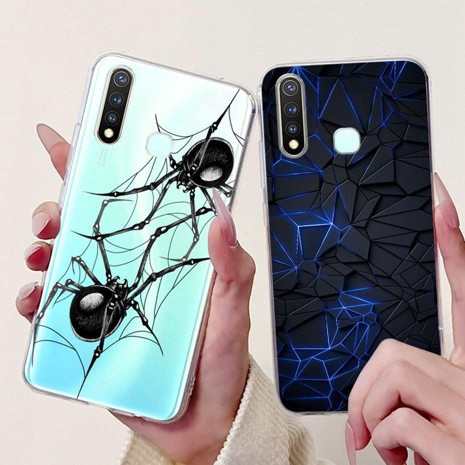 New Design Phone Case For Vivo 1915 Y19 Y5s Clear TPU Slim Back Cover For Vivo Y19 Y5s 1915 Soft Silicone Cases