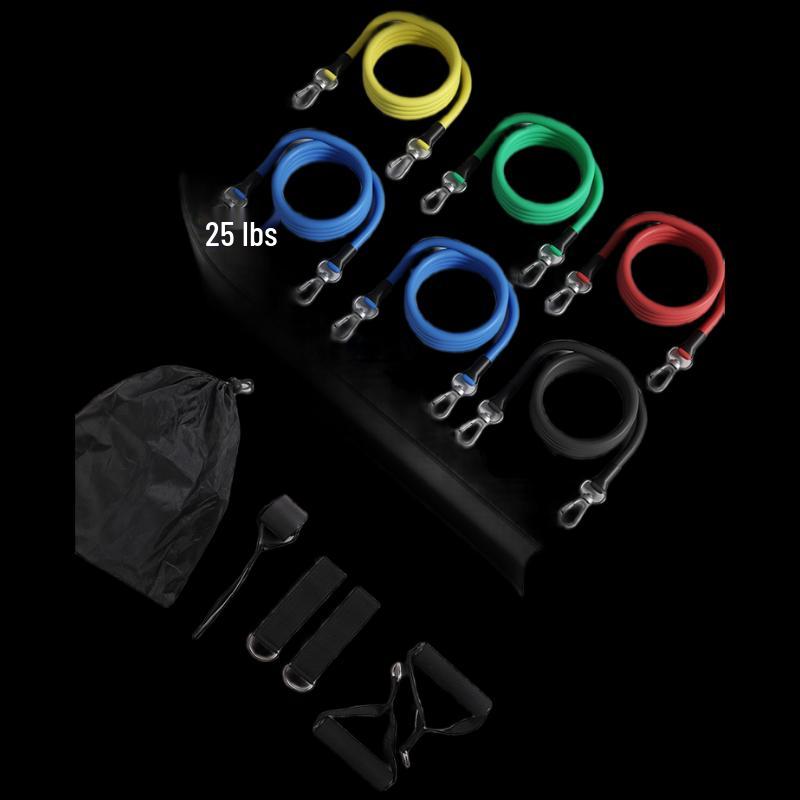 WEZHO Men's 12-Piece Adjustable Resistance Band Set