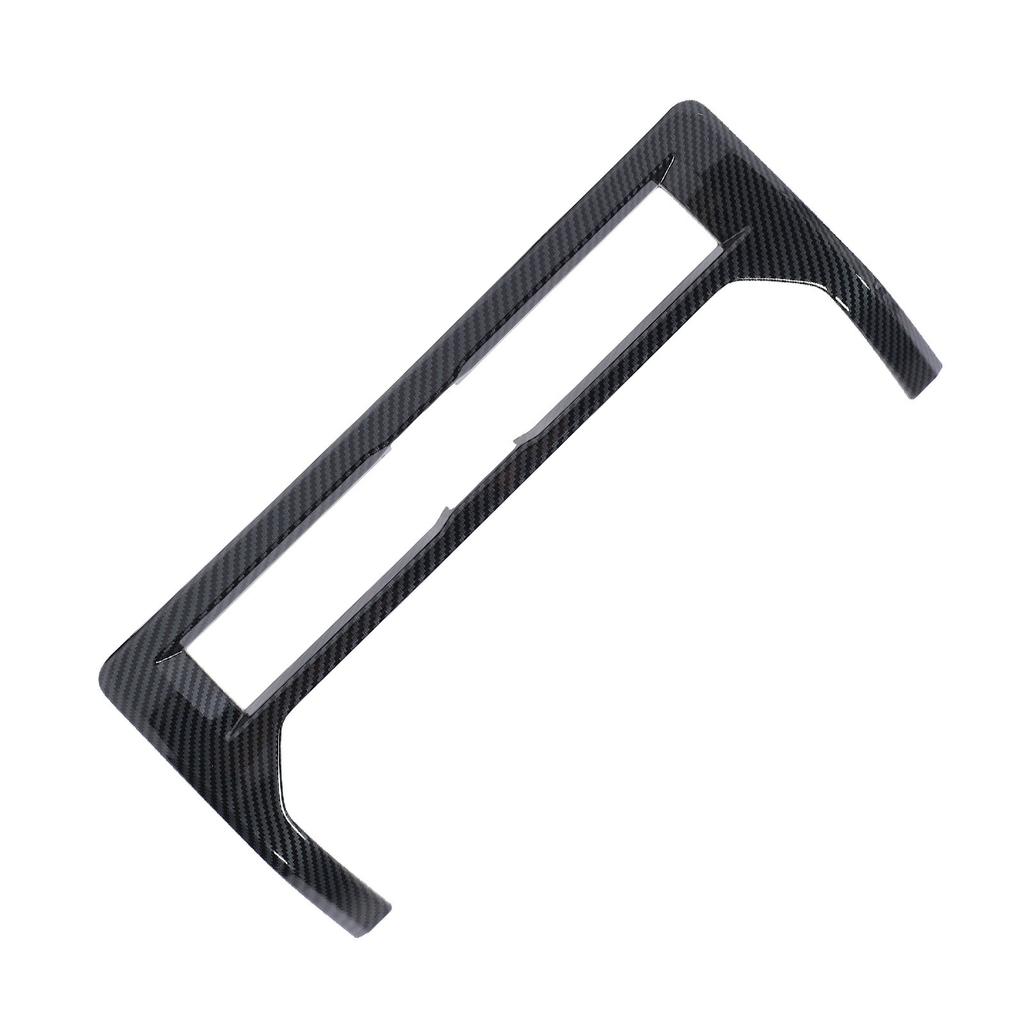 Front Center Air Vent Outlet Frame Trim Carbon Fiber Style Dashboard AC Outlet Vent Cover Trim for