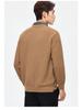 WOOG2005 Herren Pullover in Unifarbe, Fake-Zweiteiler mit Schichtkragen, Herbst/Winter 2025, Lockerer Freizeit-Strick
