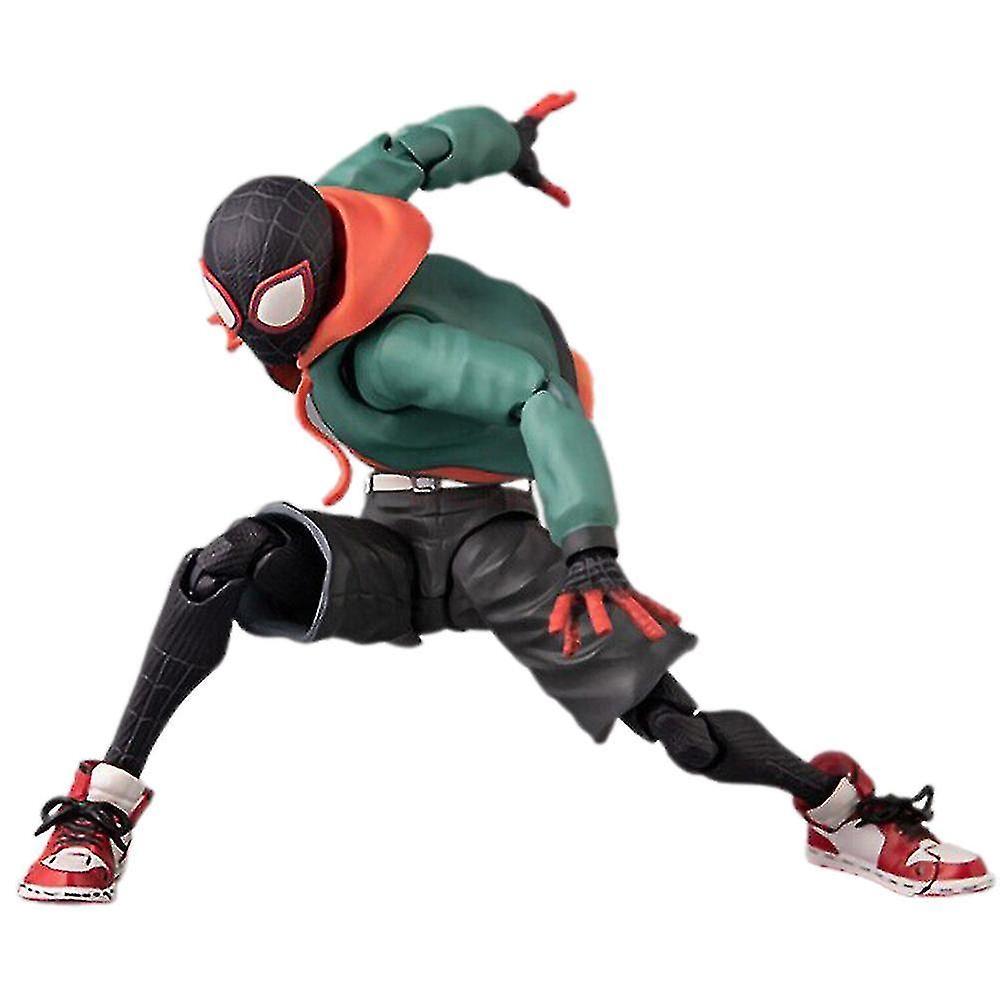 Spider-man: Model Toys Across The Spider-verse Action Figure Into The Spider Verse Miles Morales Cha