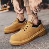 High Quality Men's Low-top Casual Shoes Retro Versatile Thick Sole Platform Shoes Outdoor Non-slip Wear-resistant Ankle Sneakers