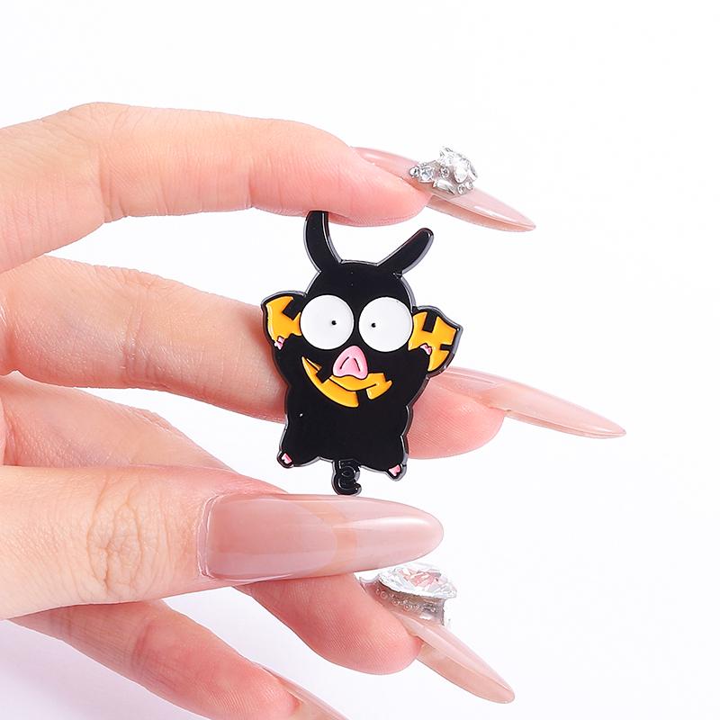 Anime Characters Enamel Pins Custom Cute Girl Pig Brooches Lapel Badges Clothes Funny Jewelry Gift for Kids Friends
