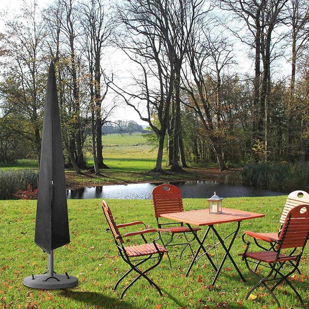 Wodoodporny Pokrowiec na Parasol Ogrodowy Pokrowiec Zamienny na Parasol Wiszący Wiatroodporny Ochraniacz na Parasol Części Zamienne na Pokład
