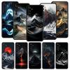 Schwarze Bergspitze Hülle Für Realme C67 C63 C55 C53 C35 C25 C21 GT 2 3 5 6 10 11 12 13 Pro Plus 5G Weiche TPU Handyhülle Fundas